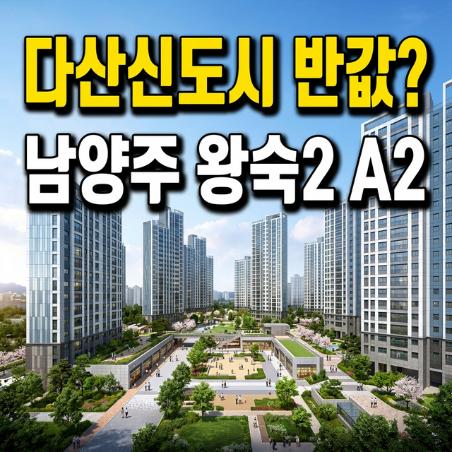 다산신도시 반값? 내 집 마련 마지막 기회!