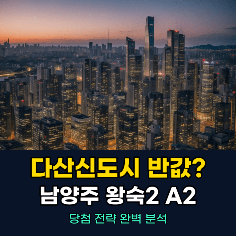 뉴:홈 4차 사전청약 남양주왕숙2 A2블록 참고 이미지 5